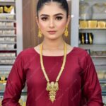 exclusive 1.5 gram gold plated rani haar mala set rh 011