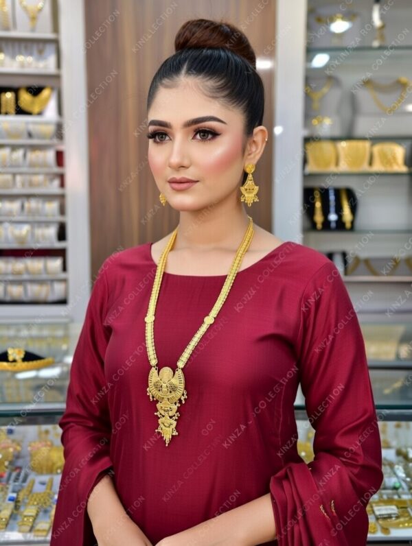 Premium quality1.5 G Gold Plated Rani Haar Mala RH-038