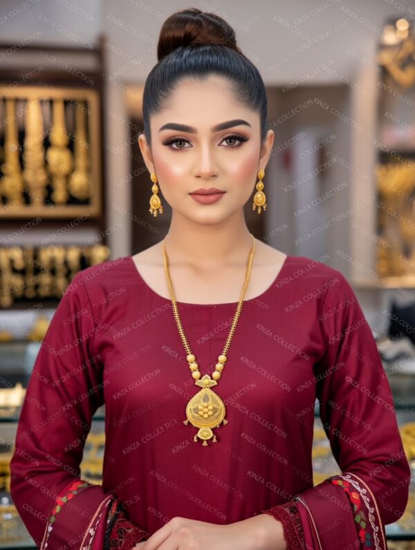 exclusive 1.5 gram gold plated rani haar mala set rh 011 Premium quality1.5 G Gold Plated Rani Haar Mala RH-027