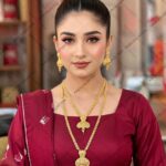 exclusive 1.5 gram gold plated rani haar mala set rh 011