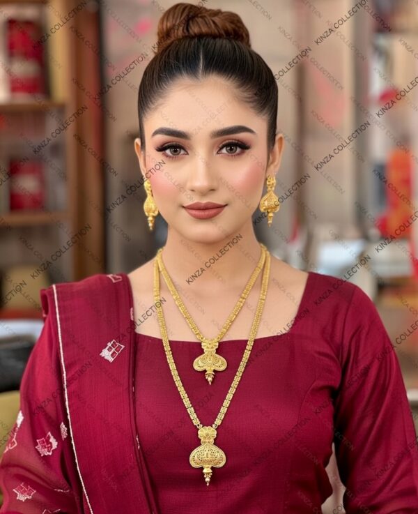 Premium quality1.5 G Gold Plated Rani Haar Mala RH-036