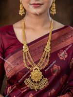 Exclusive 1.5 Gram Gold Plated Rani Haar Mala Set RH - 011