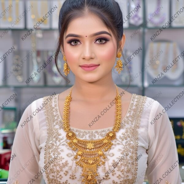 Premium quality1.5 G Gold Plated Neckless set N-011