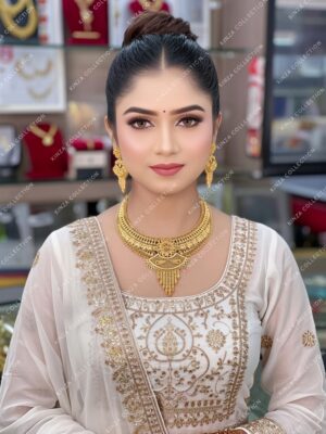 Premium quality1.5 G Gold Plated Neckless set N-13