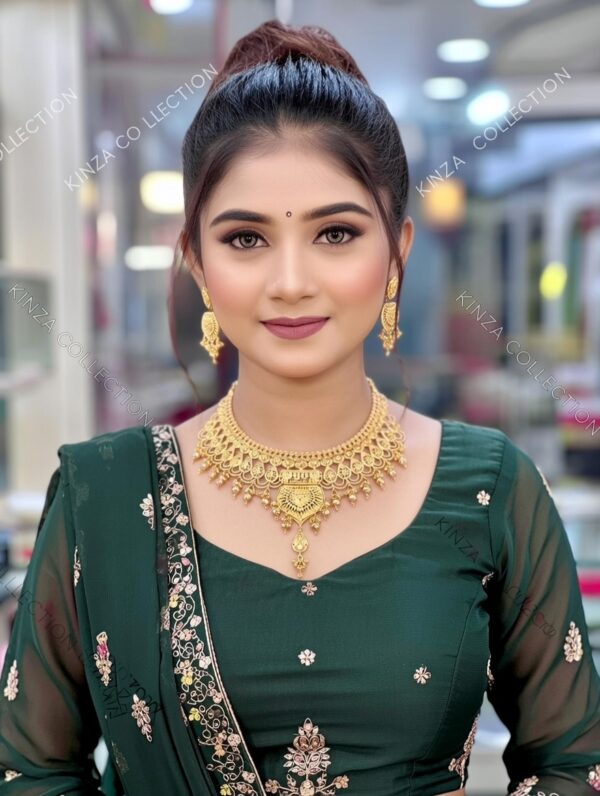Premium quality1.5 G Gold Plated Neckless set N-25