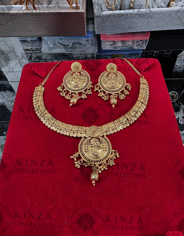 Premium quality1.5 G Gold Plated Neckless set N-26