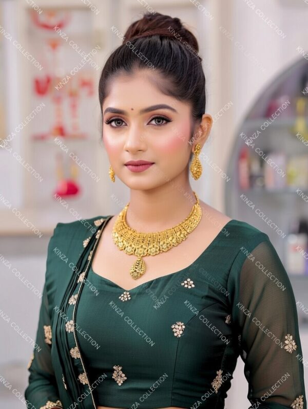 premium quality1.5 g gold plated neckless set n 25 Premium quality1.5 G Gold Plated Neckless set N-28