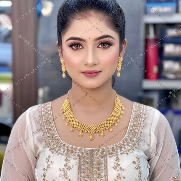 Premium quality1.5 G Gold Plated Neckless set N-14