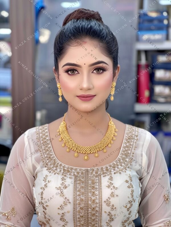 Premium quality1.5 G Gold Plated Neckless set N-14