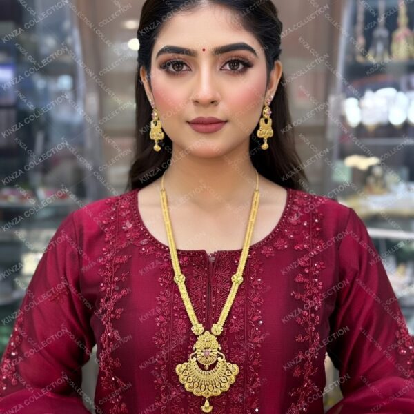 premium quality1.5 G Gold Plated Rani Haar Mala RH-017