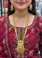 Premium quality1.5 G Gold Plated Rani Haar Mala RH-018