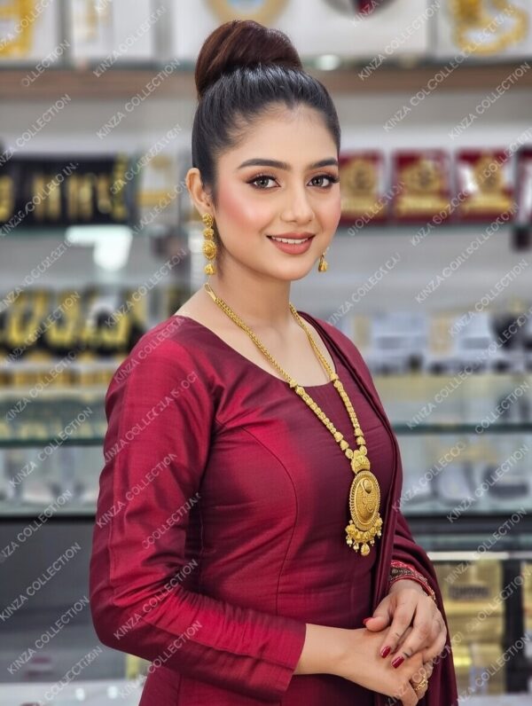 Premium quality1.5 G Gold Plated Rani Haar Mala RH-31