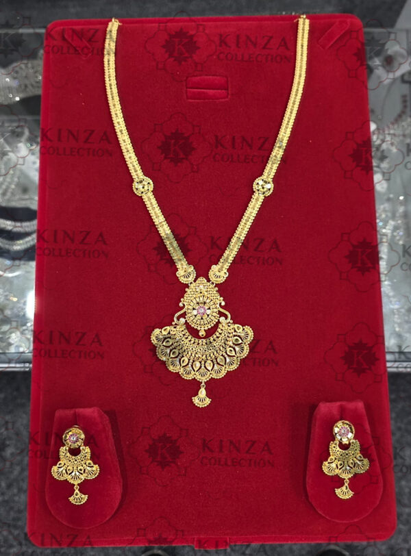 Premium quality1.5 G Gold Plated Rani Haar Mala RH-043