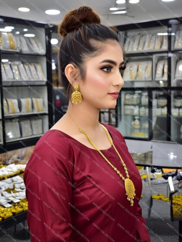 Premium quality1.5 G Gold Plated Rani Haar Mala RH-039