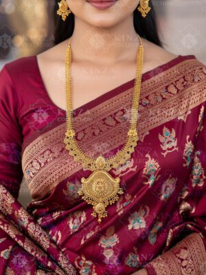 premium quality1.5 G Gold Plated Rani Haar Mala RH-001