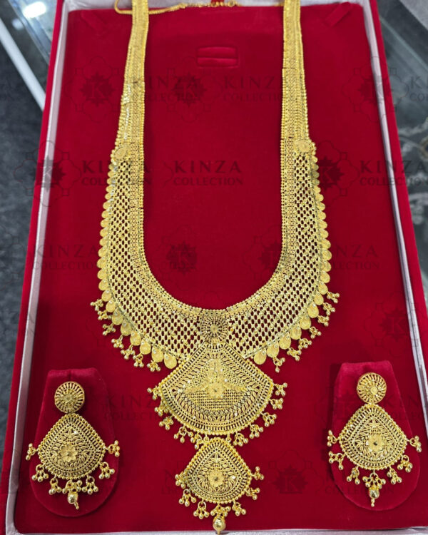 Exclusive 1.5 Gram Gold Plated Rani Haar Mala Set RH-004