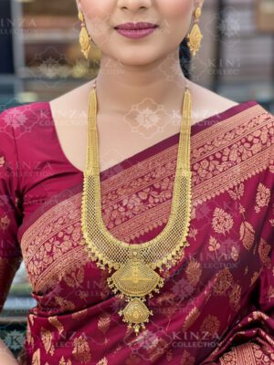 Exclusive 1.5 Gram Gold Plated Rani Haar Mala Set RH-004