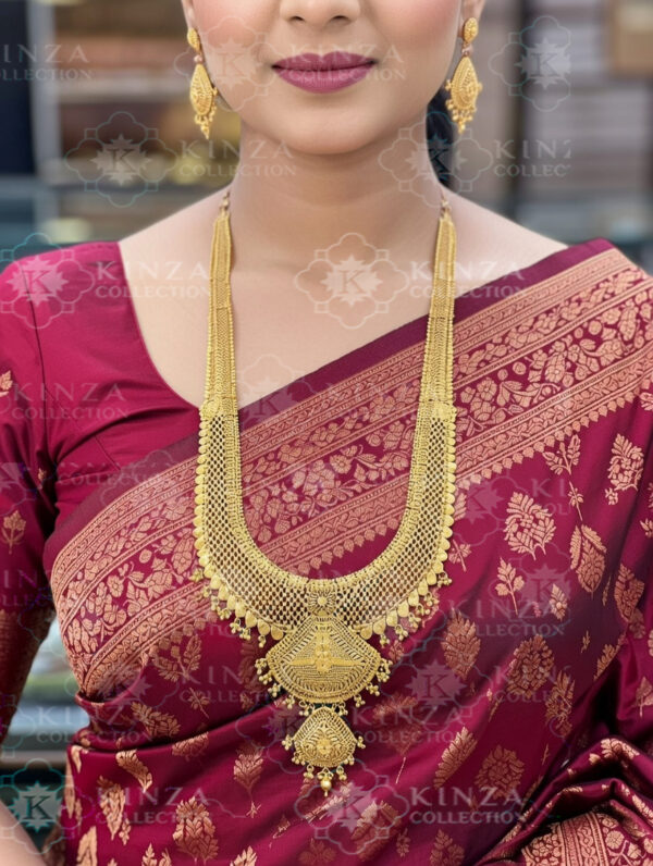Exclusive 1.5 Gram Gold Plated Rani Haar Mala Set RH-004
