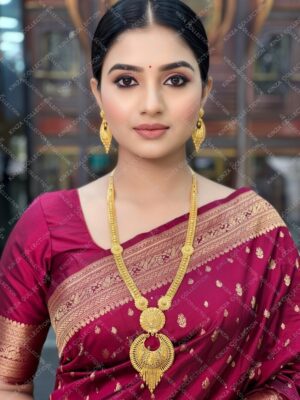 premium quality1.5 G Gold Plated Rani Haar Mala RH-006