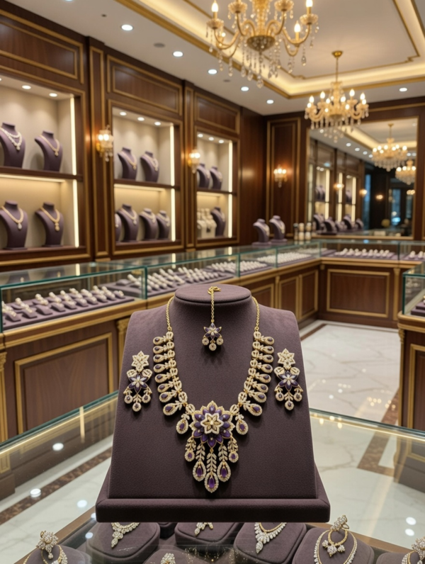 Premium American Diamond Neckless PN-005