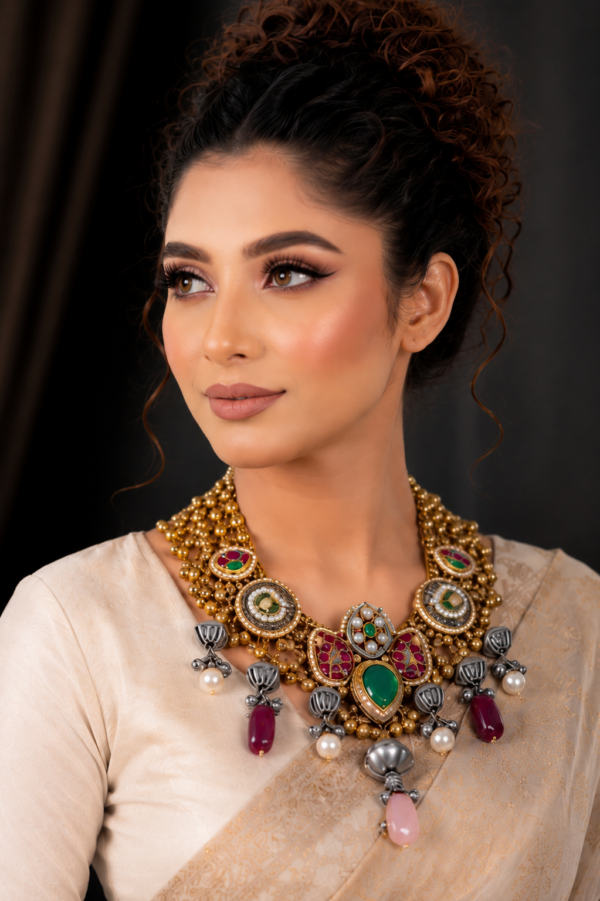 premium quality kahshmiri neckless set kn 001 Premium quality Kahshmiri Neckless set KN-001