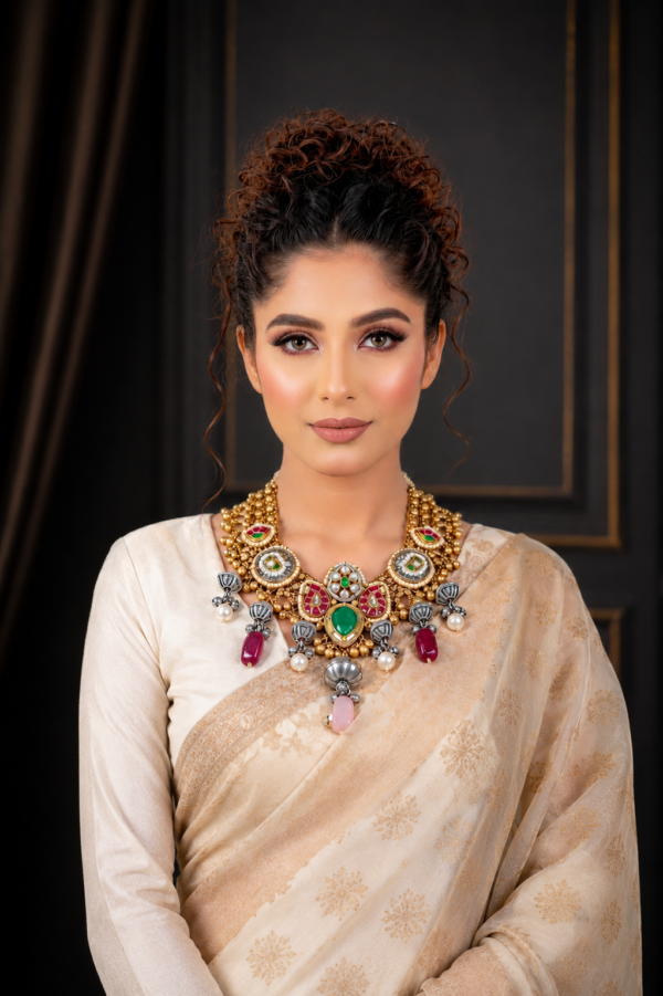 premium quality kahshmiri neckless set kn 001 Premium quality Kahshmiri Neckless set KN-001
