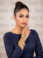 Antique Gold-Plated Bridal Hathphool HP-002