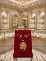 Premium Gold-Plated Pearl Designer Pendant Set  PS-005