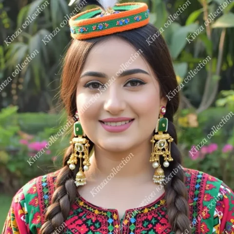 Kashmiri Jhumka Set -KJ-006