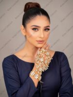 Antique Gold-Plated Bridal Hathphool HP-003