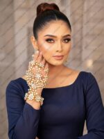 Antique Gold-Plated Bridal Hathphool HP-003