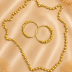 water proof elegant 24k gold plated matter ball matar set 30 inches– designs 2b