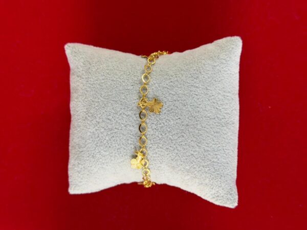24ct gold platted water proof bracelet for female b 12 24ct Gold Platted Water Proof bracelet for Female B-02