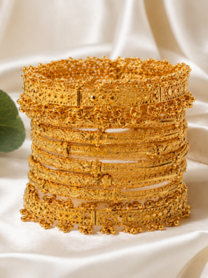 Exclusive Gold Plated Bangles set