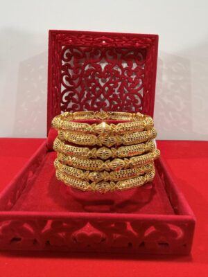 exclusive gold plated bangles set 5142