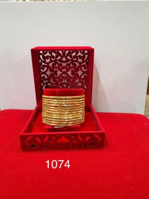 Gold platted Bangles set 1074