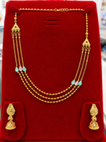 Exclusive 24CT Gold Platted Chain set with ear rings  CER-02