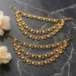 24ct gold platted sahara ear ring jewellry 2494