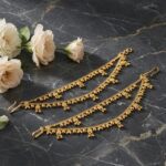 24ct gold platted sahara ear ring jewellry 2494