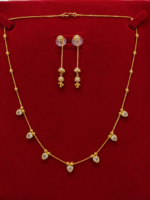 Exclusive 24CT Gold Platted Chain set with ear rings  CER-05