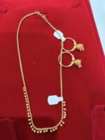 Exclusive 24CT Gold Platted Chain set with ear rings  CER-01