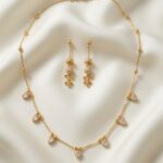 exclusive 24ct gold platted chain set with ear rings cer 02