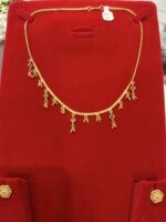Exclusive 24CT Gold Platted Chain set with ear rings  CER-04