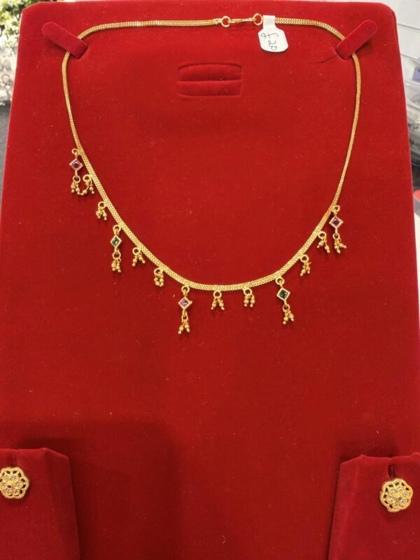 Exclusive 24CT Gold Platted Chain set with ear rings  CER-04