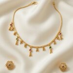 exclusive 24ct gold platted chain set with ear rings cer 02