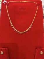 Exclusive 24CT Gold Platted Chain set with ear rings  CER-03