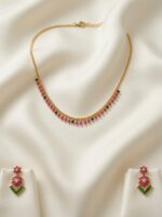 Exclusive 24CT Gold Platted Chain set with ear rings  CER-03