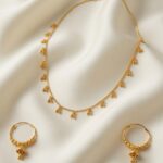 exclusive 24ct gold platted chain set with ear rings cer 02