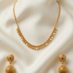 exclusive 24ct gold platted chain set with ear rings cer 02