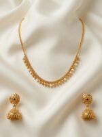 Exclusive 24CT Gold Platted Chain set with ear rings  CER-07
